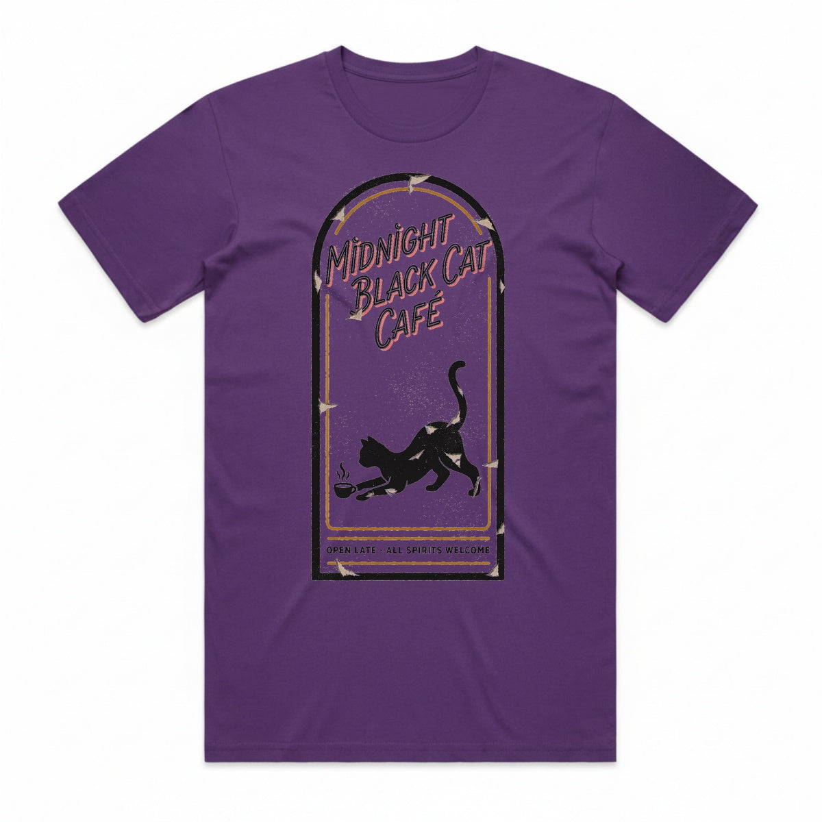 Midnight Black Cat Cafe T-Shirt - Witch's Potion