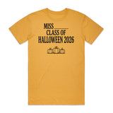 Miss Class Of Halloween 2026 T-Shirt - Candy Corn