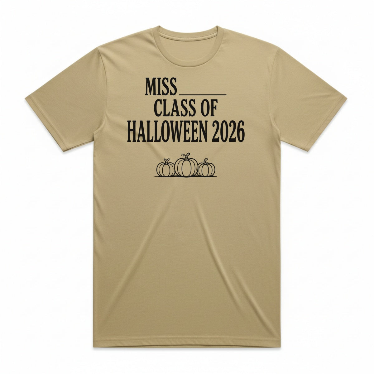 Miss Class Of Halloween 2026 T-Shirt - Mummy Wrap