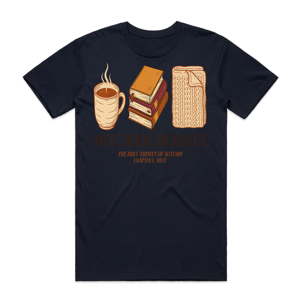 Mug Book Blanket T-Shirt