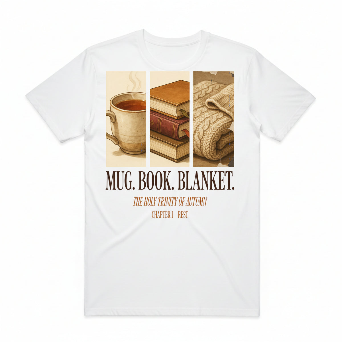 Mug Book Blanket T-Shirt
