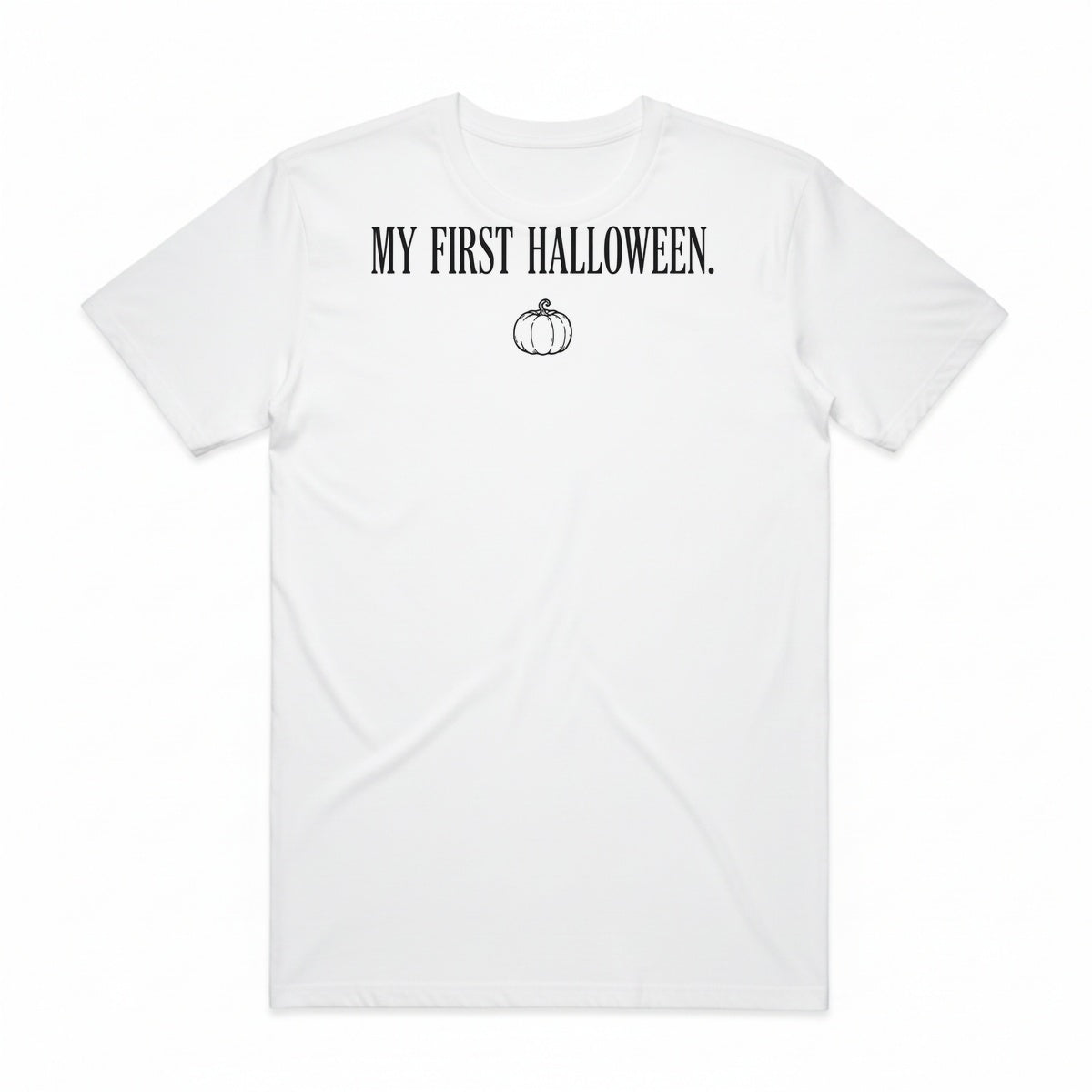 My First Halloween T-Shirt - Casper White