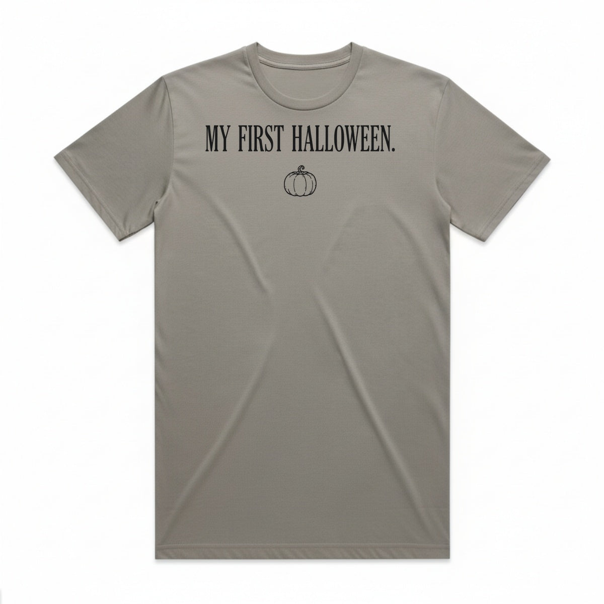 My First Halloween T-Shirt - Phantom Gray