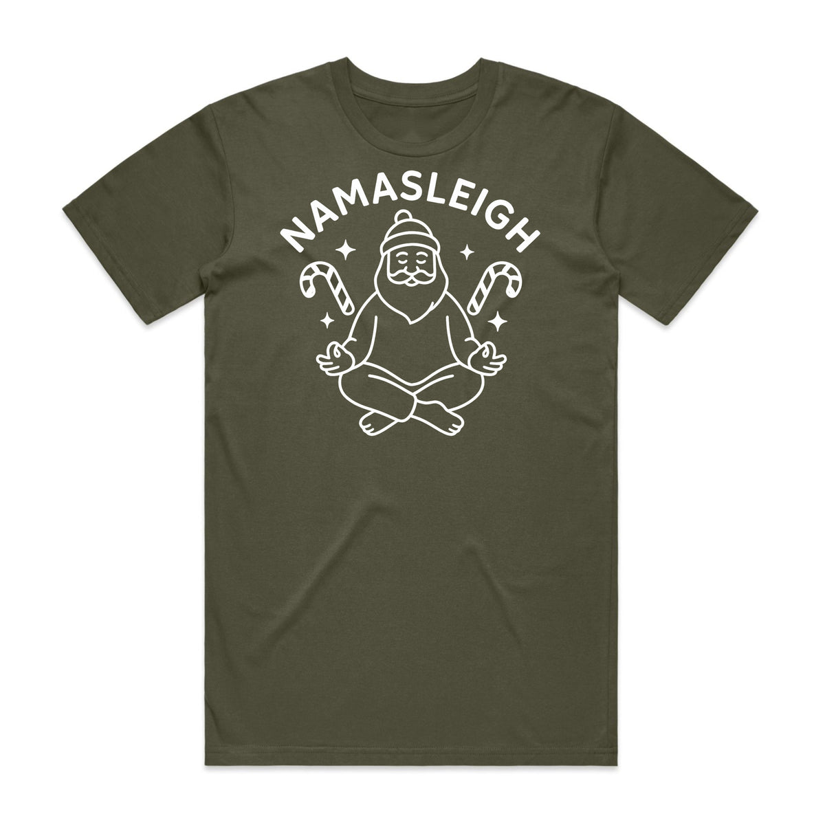 Namasleigh Christmas Yoga T-shirt