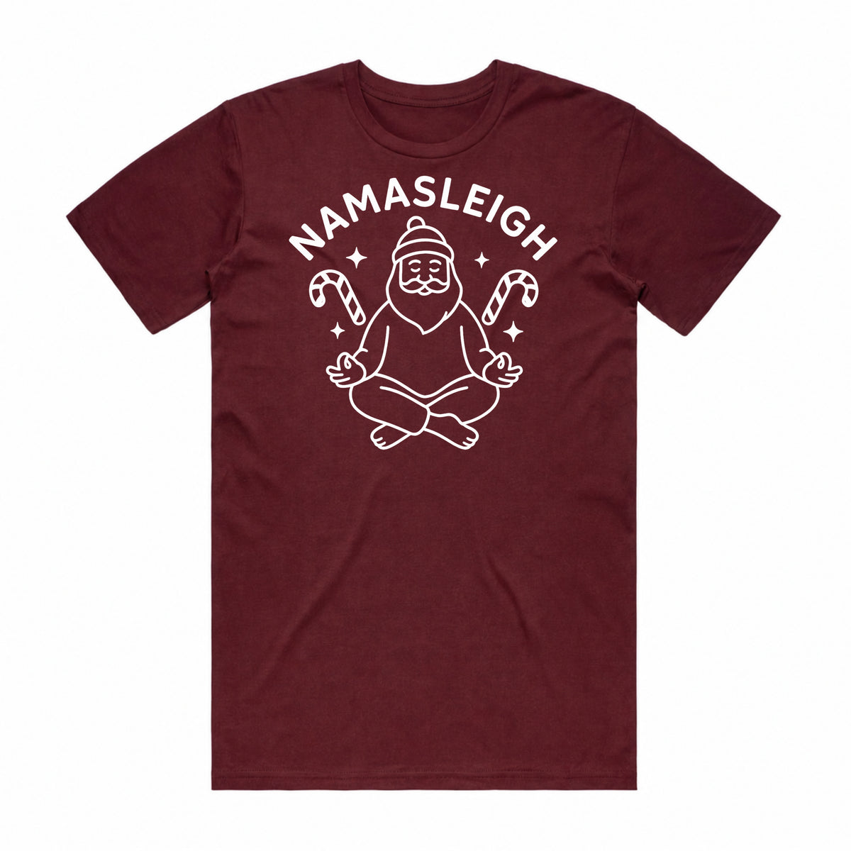 Namasleigh Christmas Yoga T-shirt