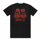 Naughty Nice Both Nutcracker Christmas T-Shirt