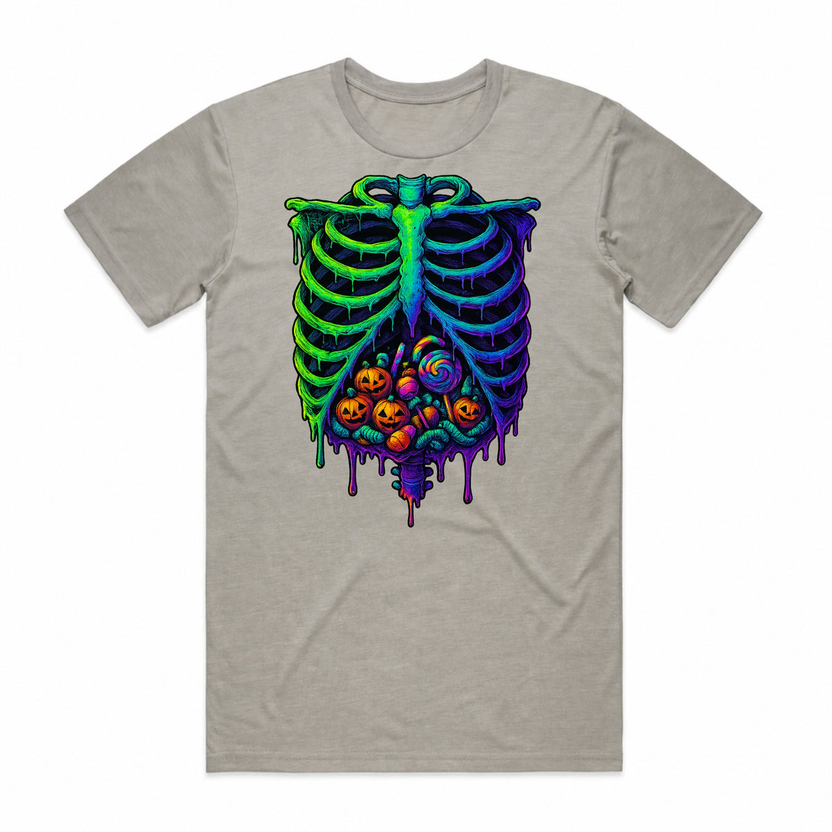 Neon Nightmare Ribcage T-Shirt
