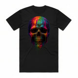 Neon Skull Drip T-Shirt