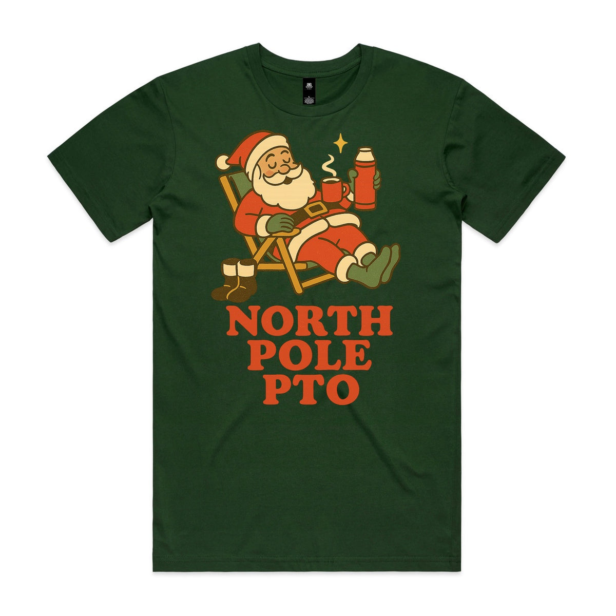 North Pole PTO Santa Christmas T-Shirt