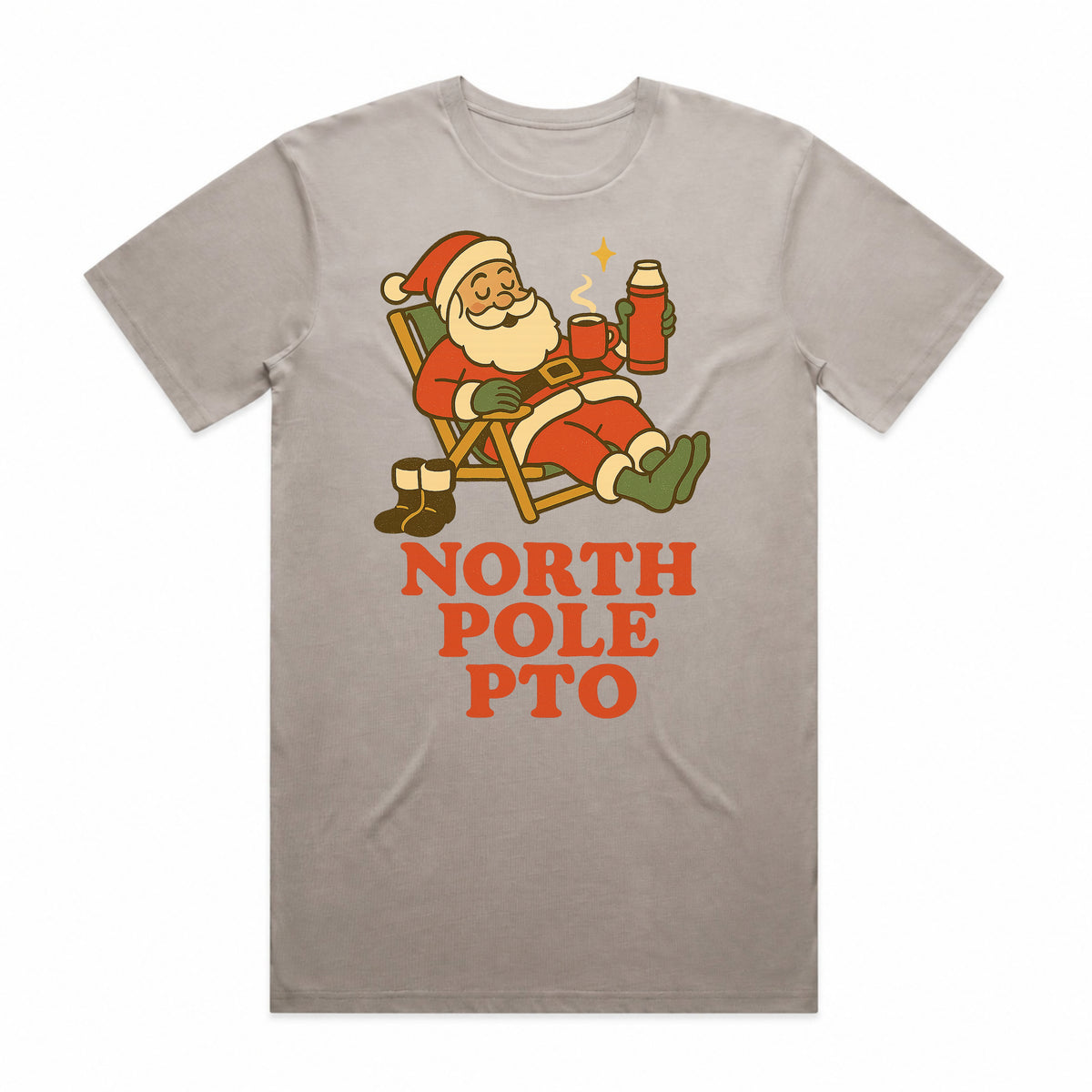 North Pole PTO Santa Christmas T-Shirt