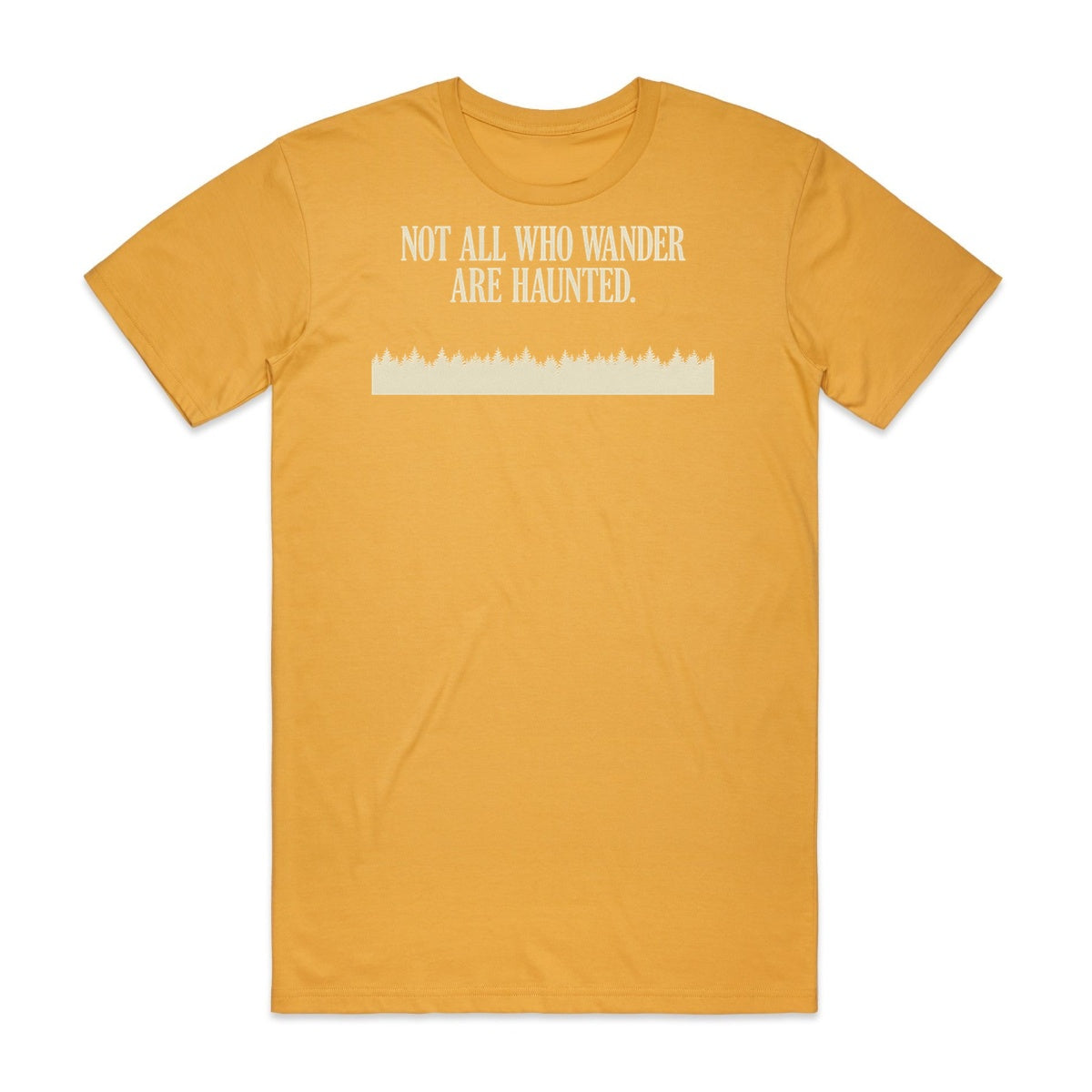 Not All Who Wander Are Haunted T-Shirt - Candy Corn