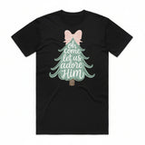 Oh Come Let Us Adore Him Christmas T-Shirt