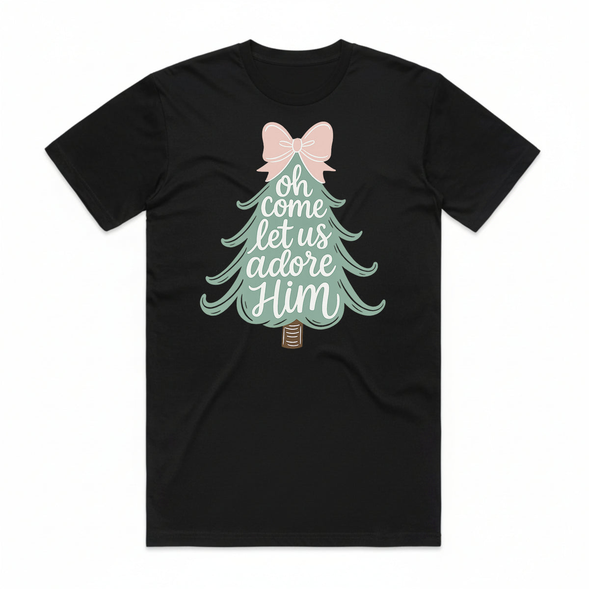 Oh Come Let Us Adore Him Christmas T-Shirt