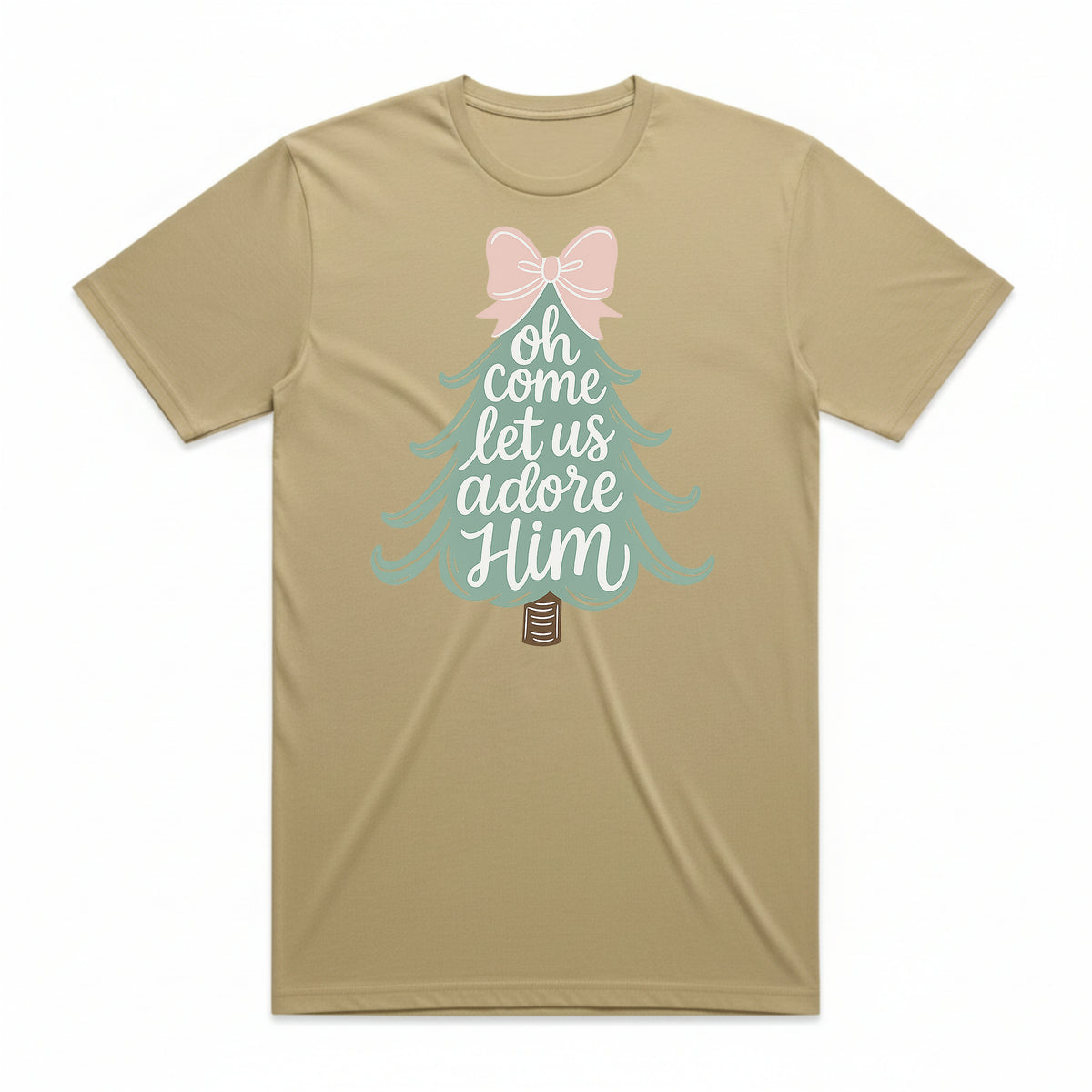 Oh Come Let Us Adore Him Christmas T-Shirt