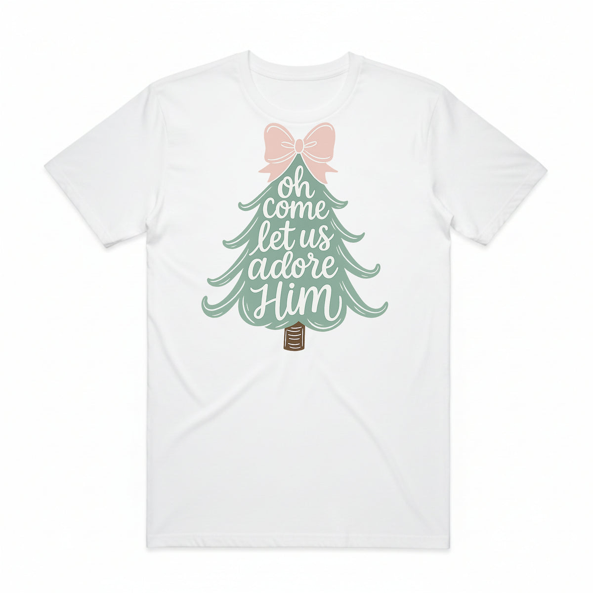 Oh Come Let Us Adore Him Christmas T-Shirt