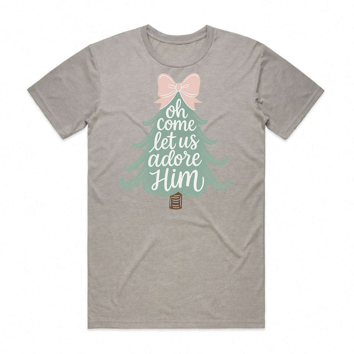 Oh Come Let Us Adore Him Christmas T-Shirt