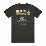 Old Mill Haunted House Tour T-Shirt - Cooled Coals
