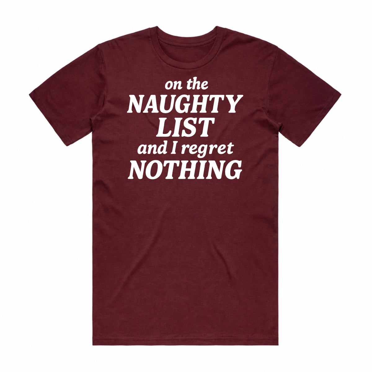 On the Naughty List Christmas T-Shirt