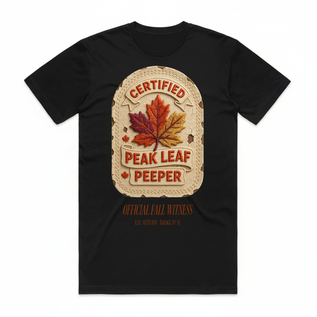 Peak Leaf Peeper Badge T-Shirt