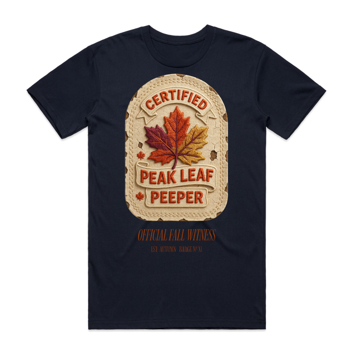 Peak Leaf Peeper Badge T-Shirt
