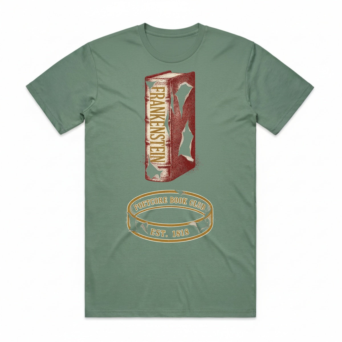Poetcore Book Club T-Shirt - Swamp Zombie