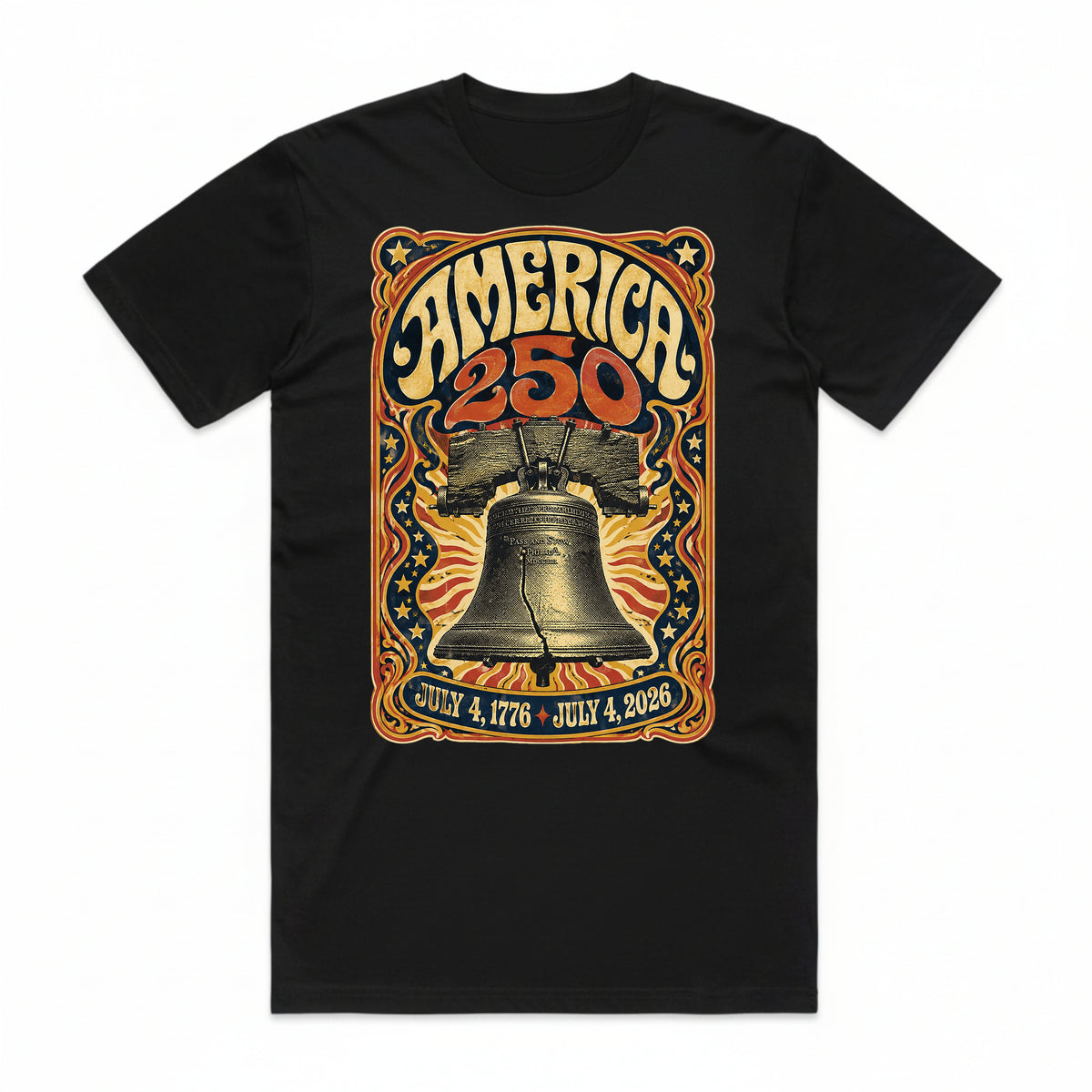 Psychedelic Liberty Bell T-Shirt