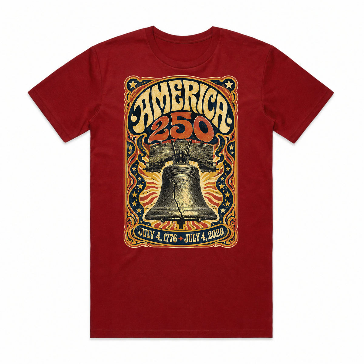 Psychedelic Liberty Bell T-Shirt