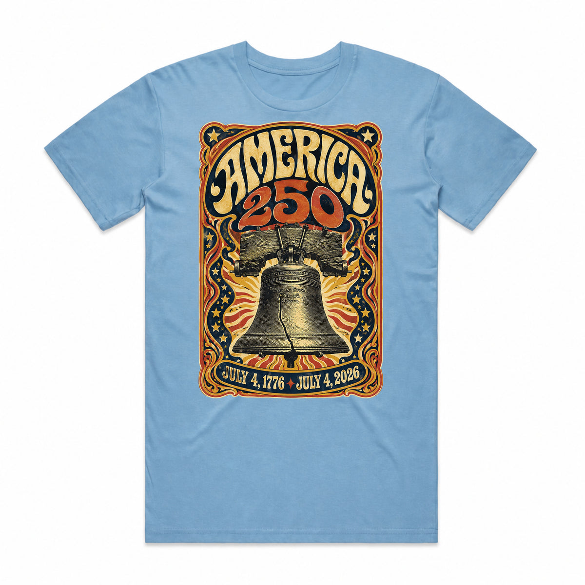 Psychedelic Liberty Bell T-Shirt