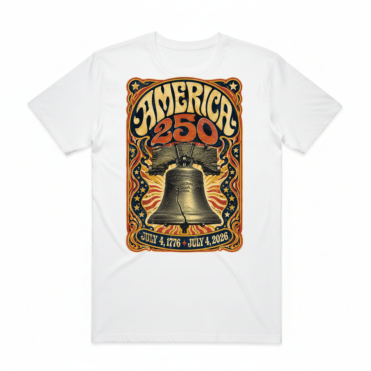 Psychedelic Liberty Bell T-Shirt