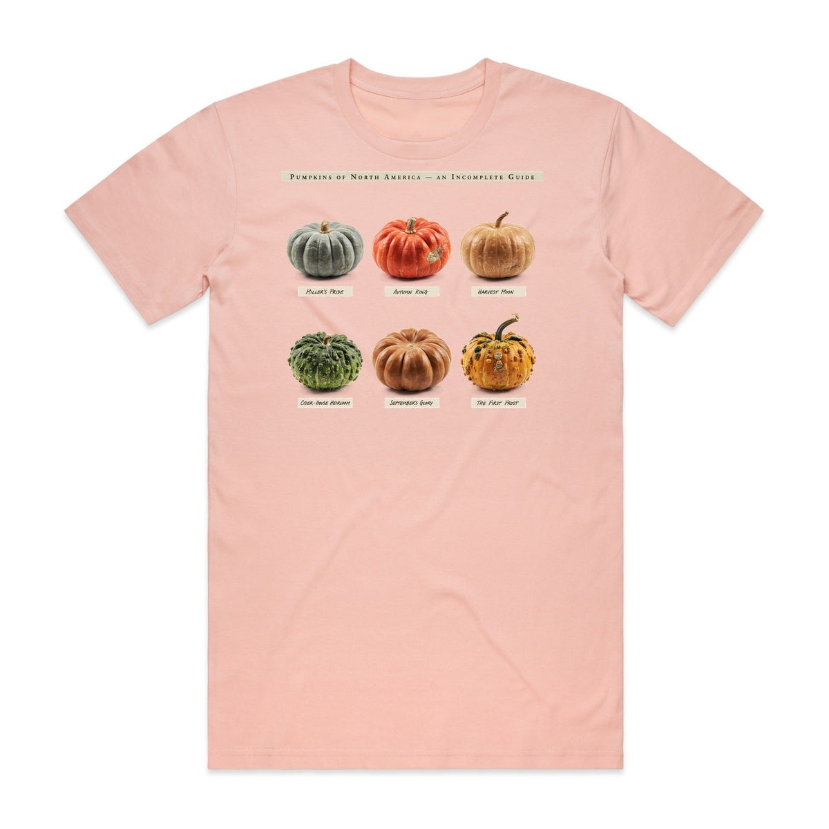Pumpkins Of North America T-Shirt - Boo-tiful Blush