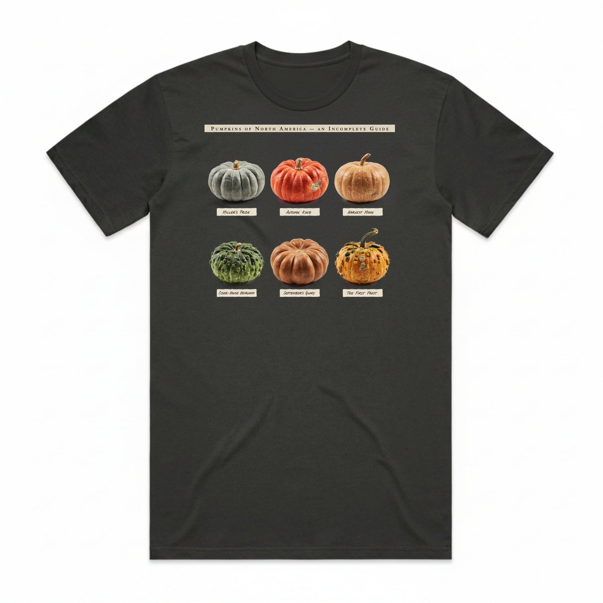 Pumpkins Of North America T-Shirt - Cooled Coals