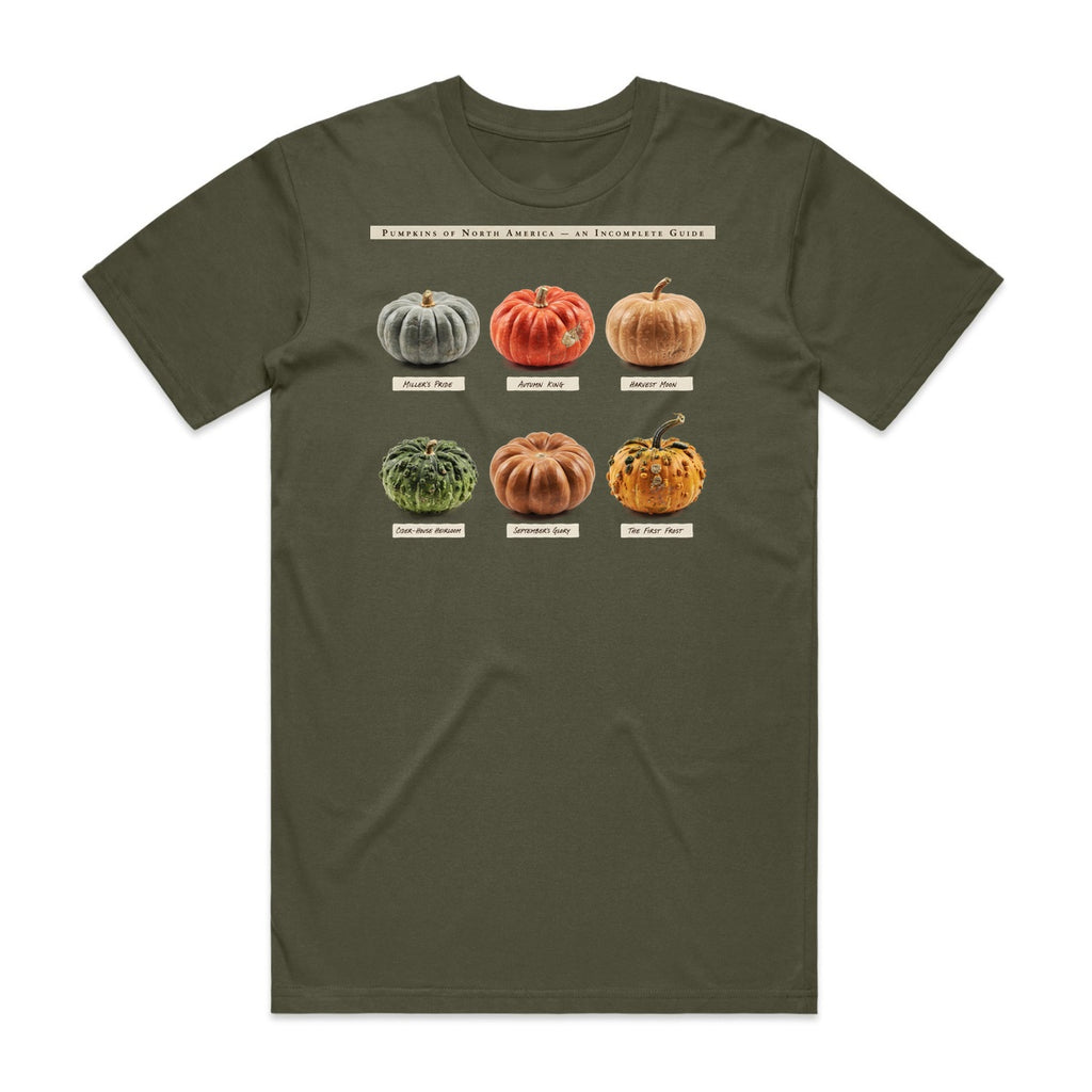 Pumpkins Of North America T-Shirt - Goblin Green