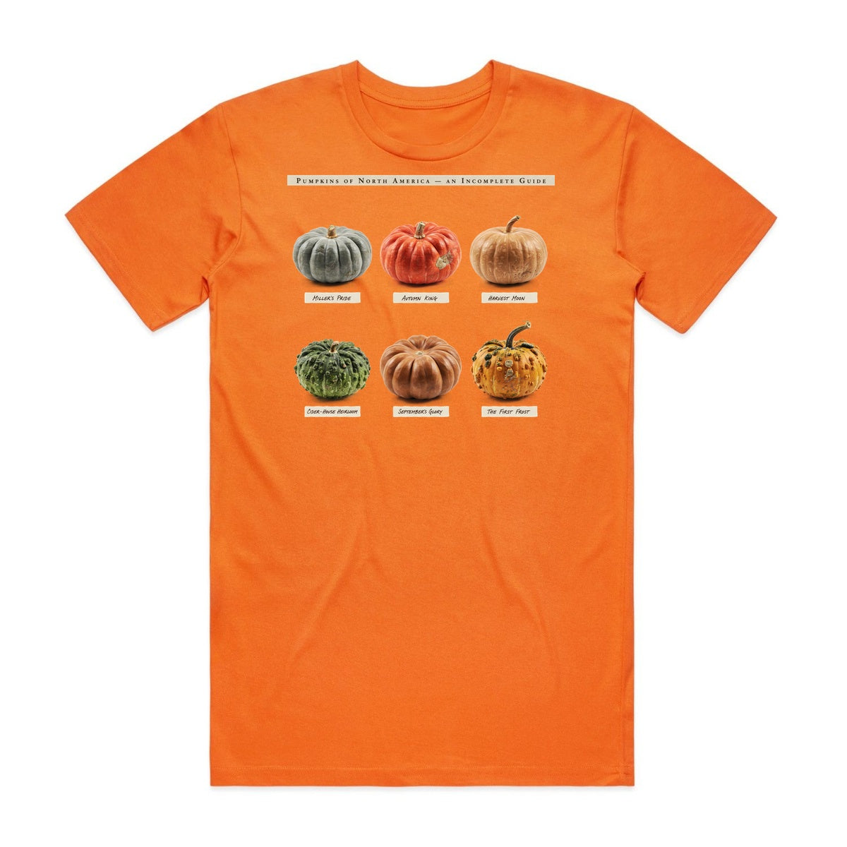 Pumpkins Of North America T-Shirt - Pumpkin Patch