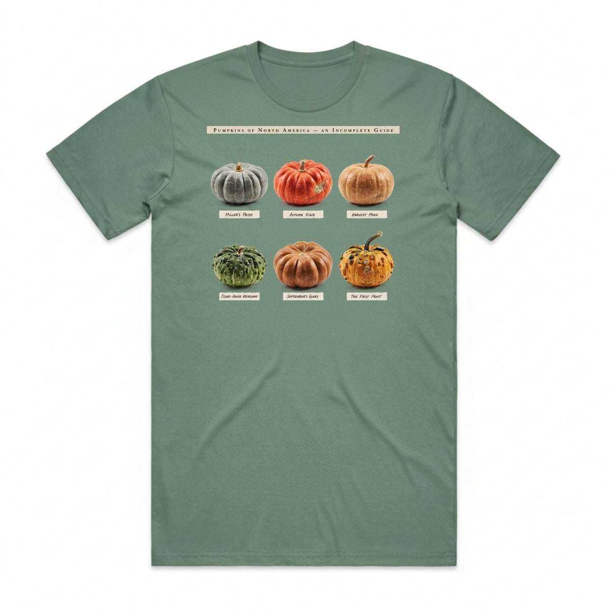 Pumpkins Of North America T-Shirt - Swamp Zombie
