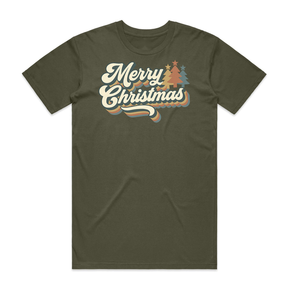 Retro Merry Christmas T-Shirt