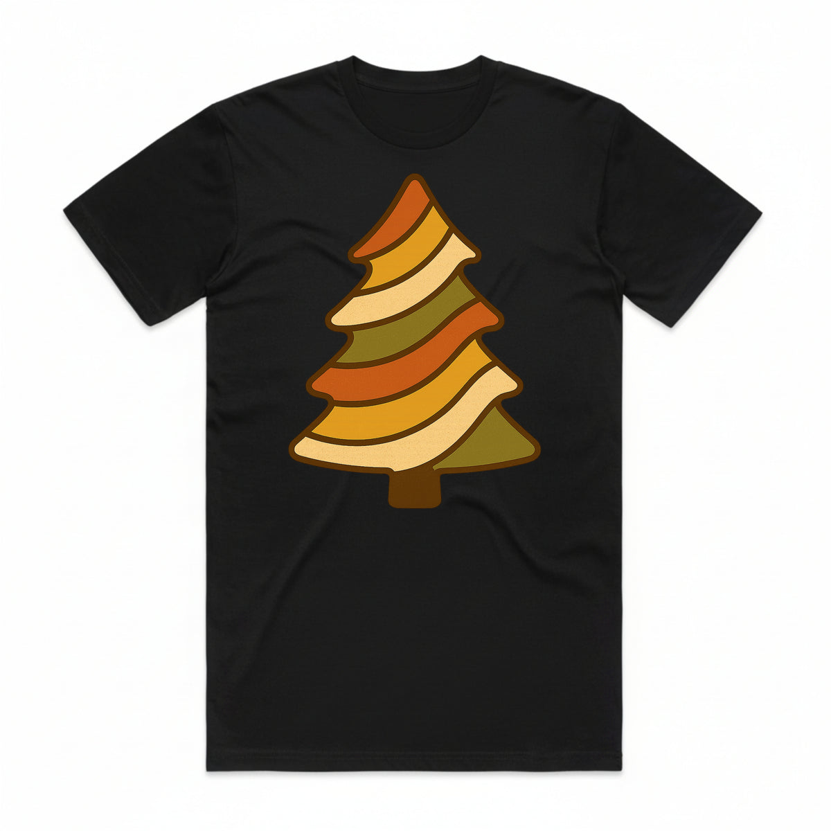 Retro Wave Christmas Tree T-Shirt