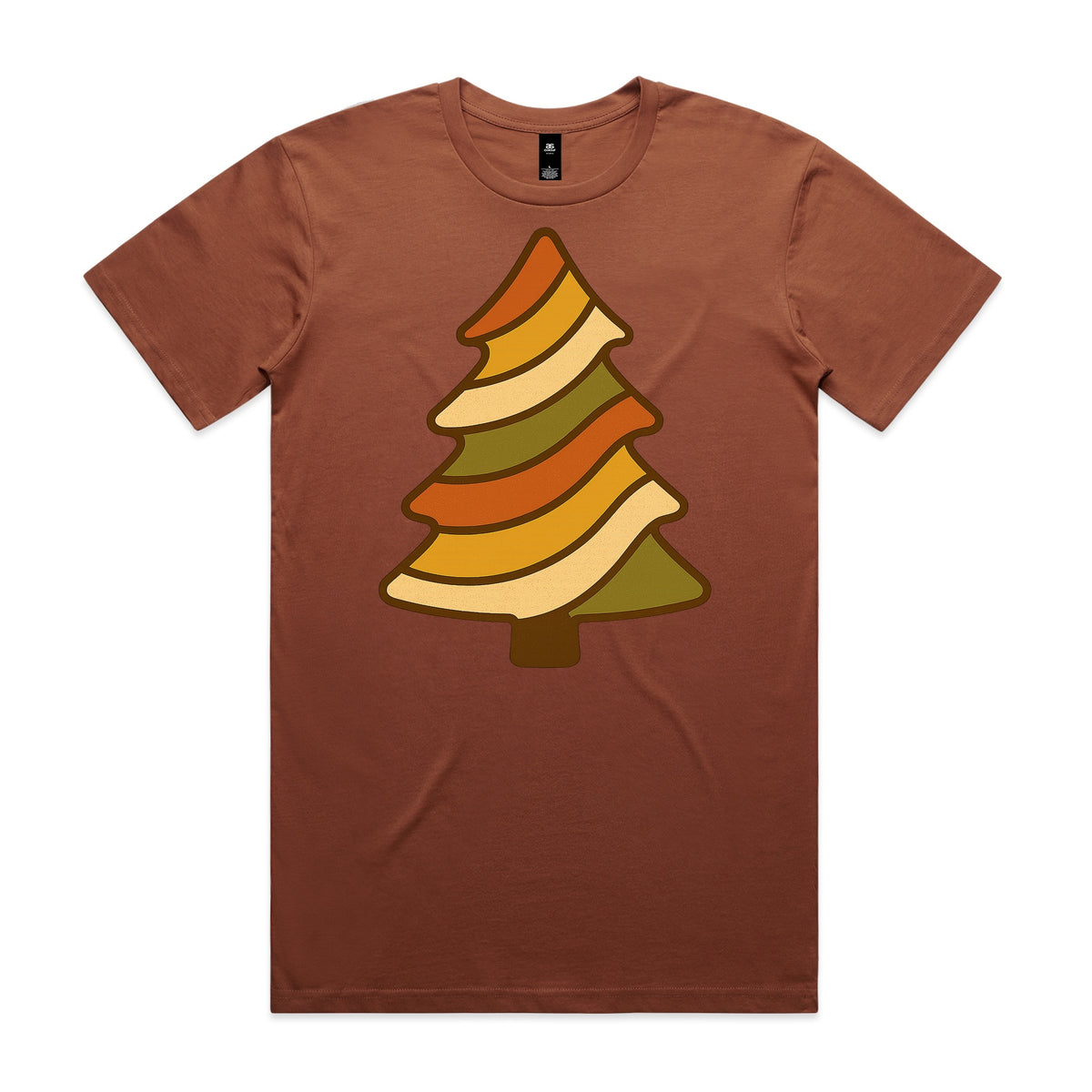 Retro Wave Christmas Tree T-Shirt