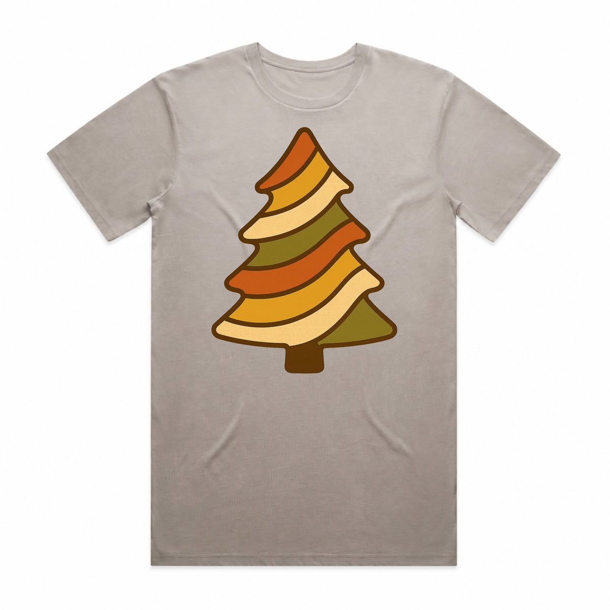 Retro Wave Christmas Tree T-Shirt