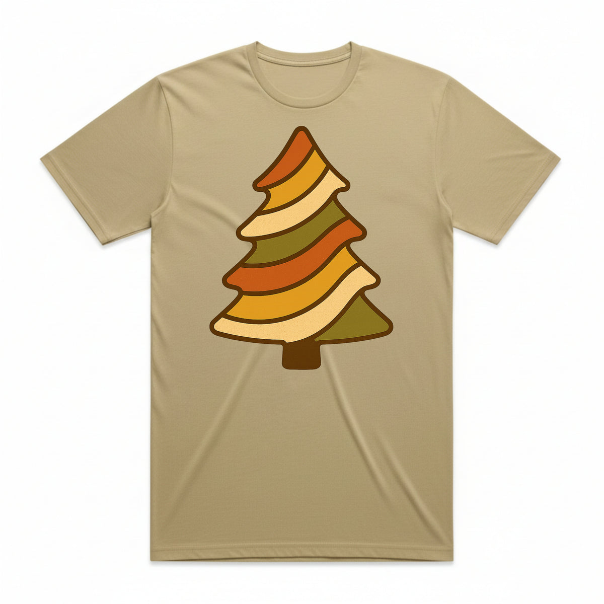 Retro Wave Christmas Tree T-Shirt