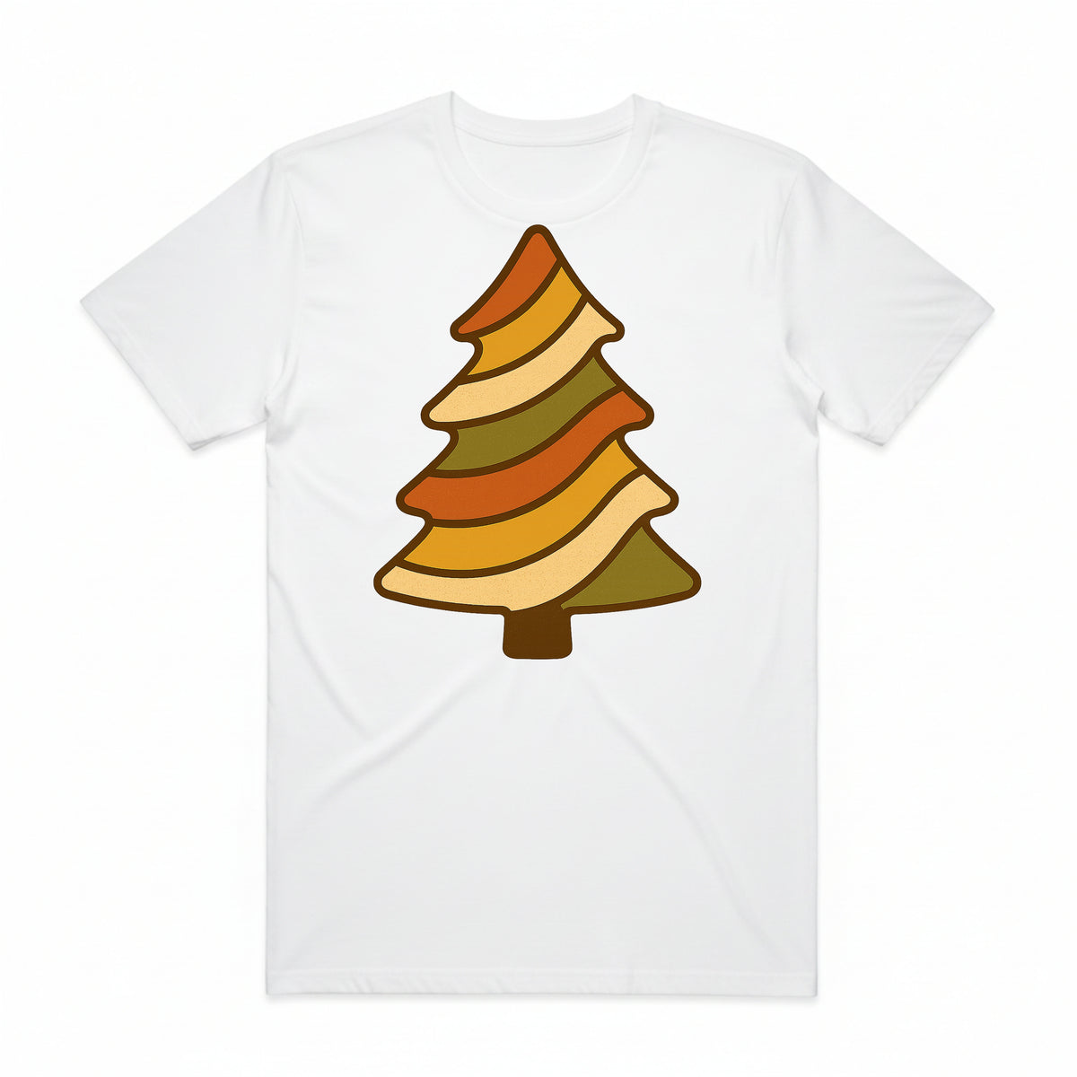 Retro Wave Christmas Tree T-Shirt
