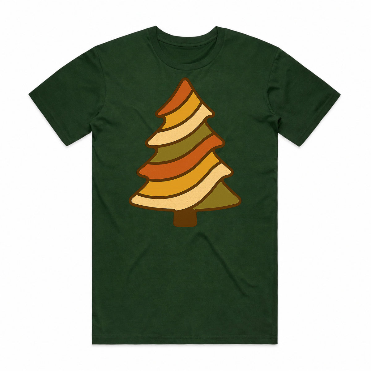 Retro Wave Christmas Tree T-Shirt