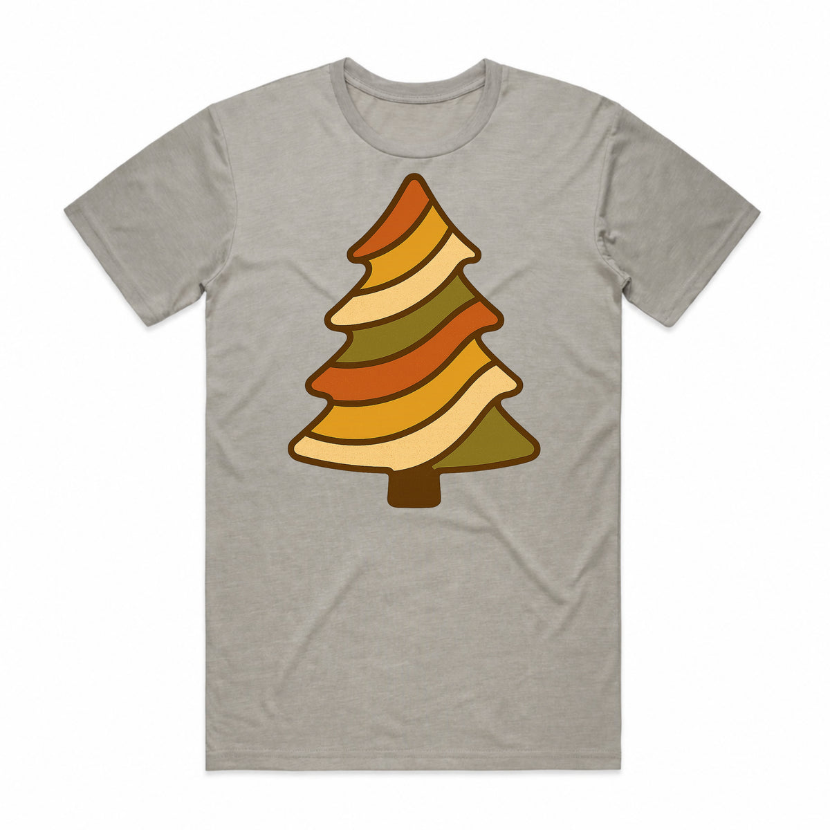 Retro Wave Christmas Tree T-Shirt