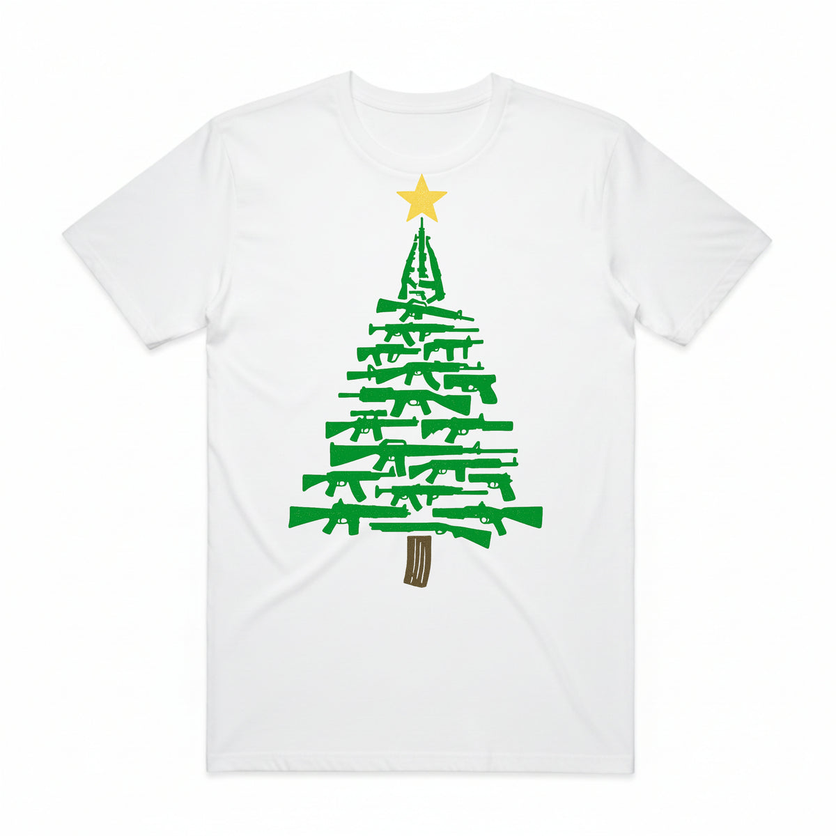 Rifle Christmas Tree T-Shirt