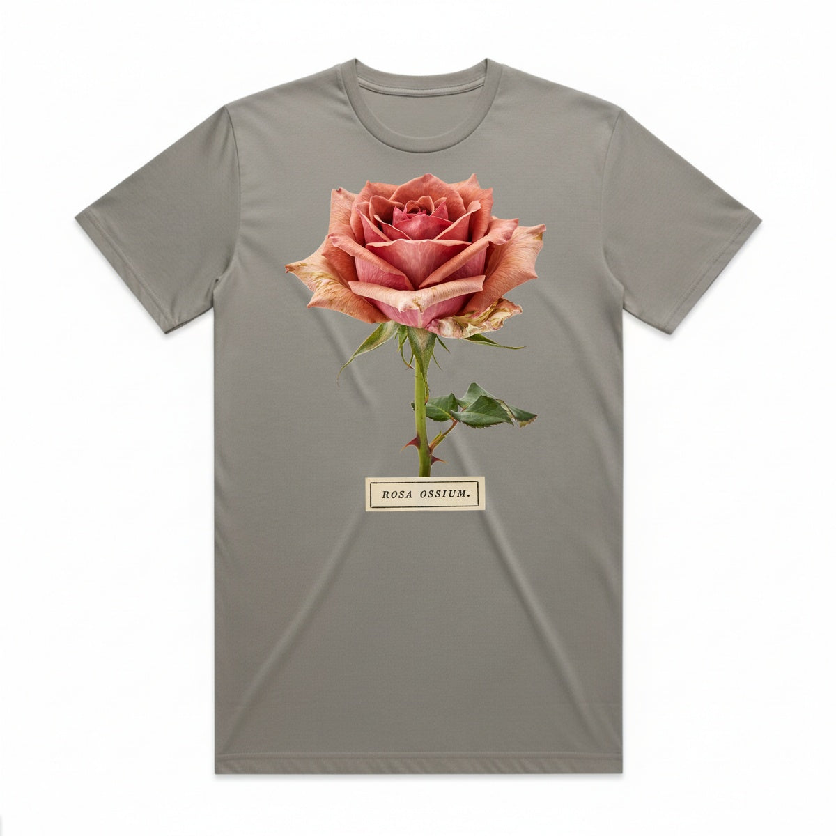 Rosa Ossium T-Shirt - Phantom Gray