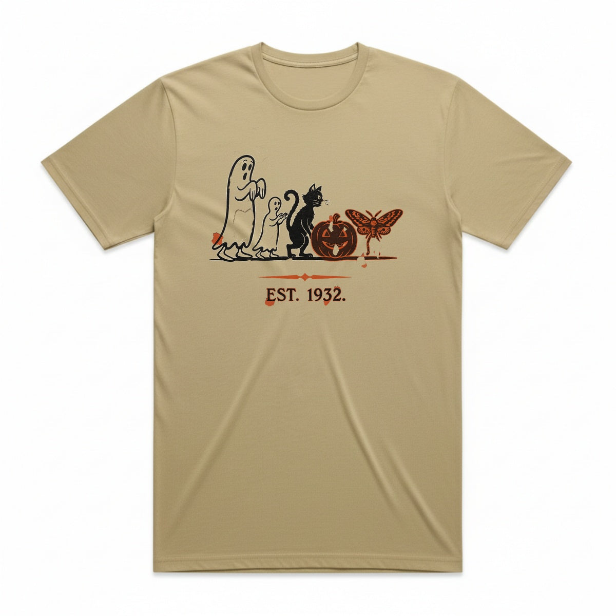 Rubber Hose Ghost Family T-Shirt - Mummy Wrap