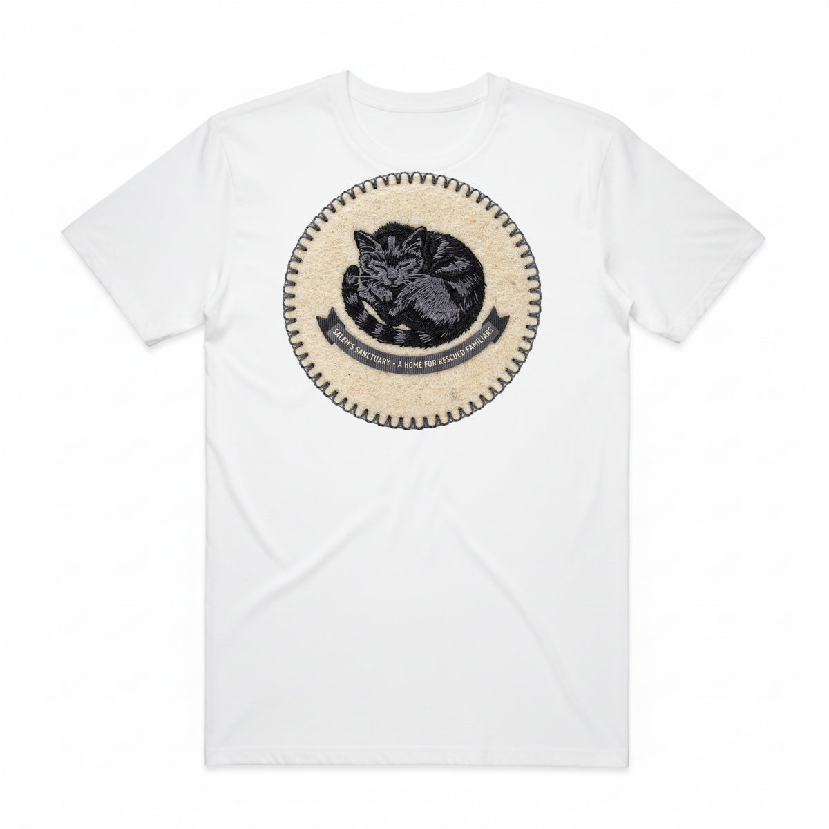 Salem's Sanctuary T-Shirt - Casper White
