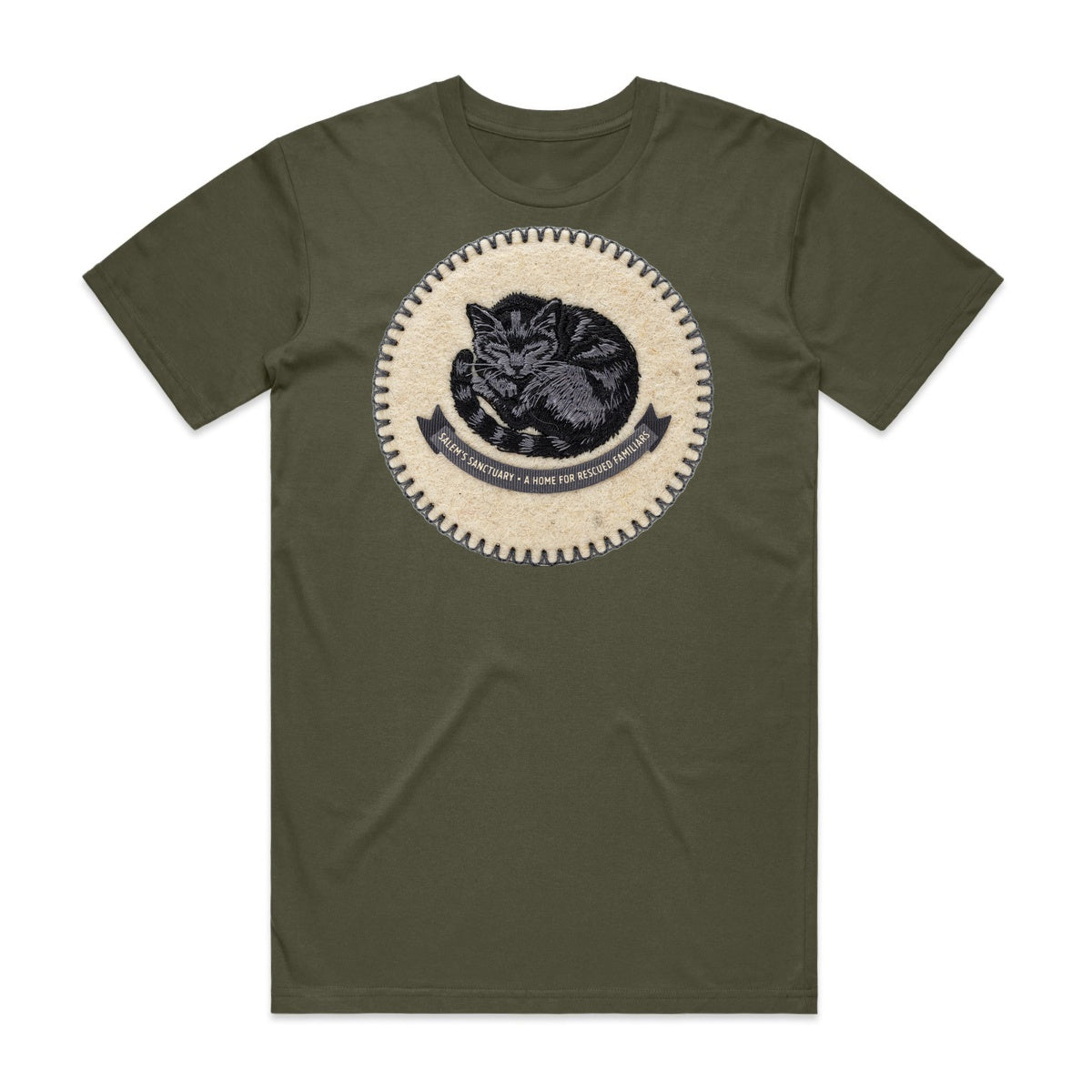 Salem's Sanctuary T-Shirt - Goblin Green