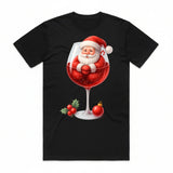 Santa, Hold My Wine Christmas T-Shirt