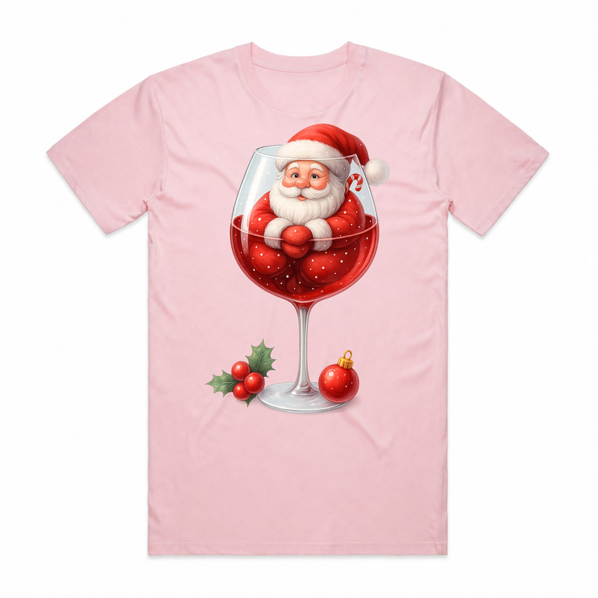 Santa, Hold My Wine Christmas T-Shirt