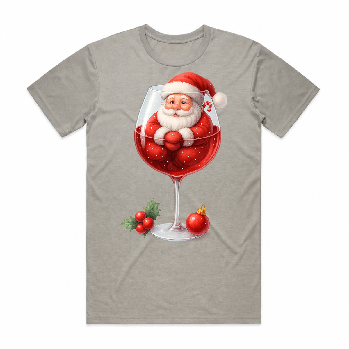 Santa, Hold My Wine Christmas T-Shirt
